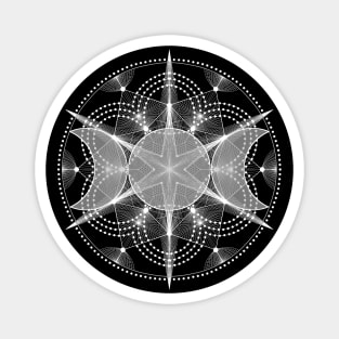 Divine Feminine Sacred Geometry Design Magnet